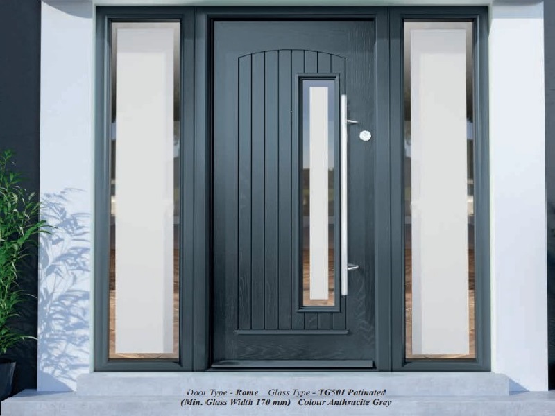Modern Black Composite Door Dublin